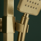 Colonne de douche 4 en 1 avec robinet bidet – Or brossé