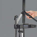 Colonne de douche thermostatique avec affichage numérique – Noir – 4 voies