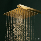 Colonne de douche 4 en 1 avec robinet bidet – Or brossé