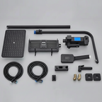 Colonne de douche thermostatique avec affichage numérique – Noir – 4 voies