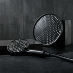 Colonne de douche multifonctions 3 voies thermostatique en laiton – Noir